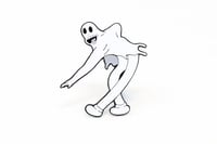 Image 1 of Dancing Ghost Pin