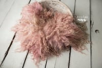 Warm Rose hand felted fur