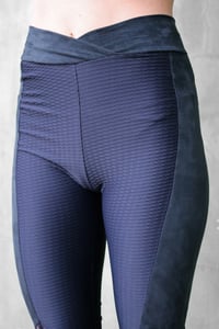 Image 2 of HOKKAIDO FLARE PANTS | BLACK LYCRA & MESH VERSION