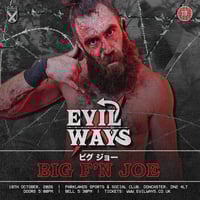 TICKET: Evil Ways - 10th October, 2026 - Doncaster