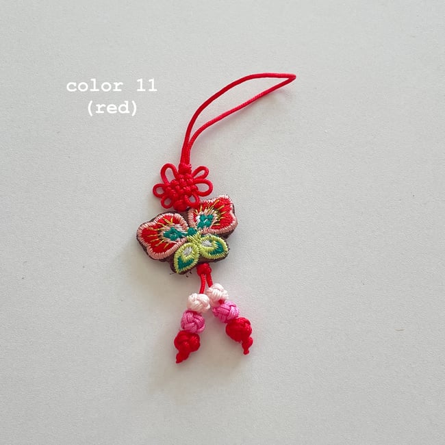 'butterfly' korean traditional norigae charm
