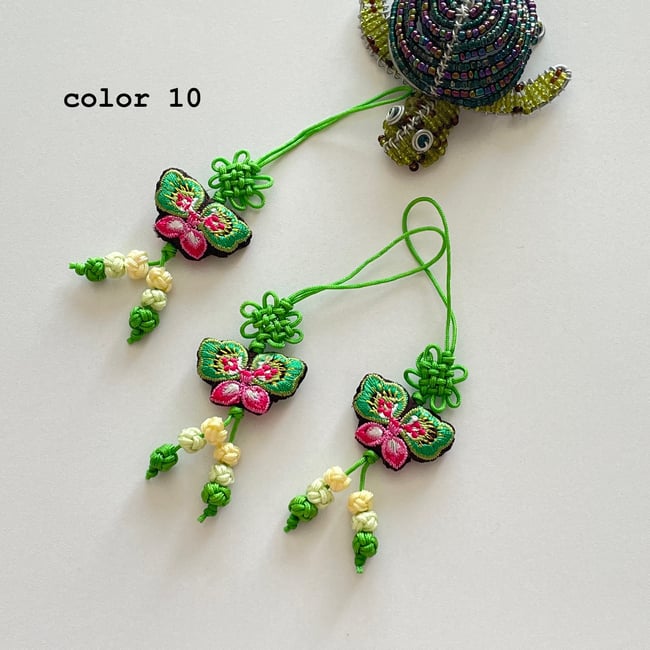 'butterfly' korean traditional norigae charm