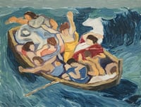 Image 4 of Christ on the Sea of Galilee (After Delacroix)