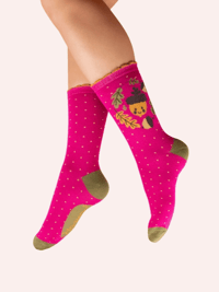 Happy Acorn Bamboo Crew Socks