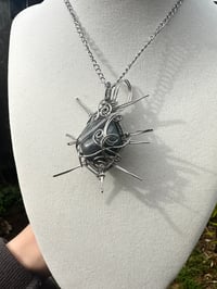 Image 1 of Energy Flash: Labradorite Crystal Pendant