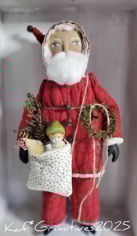 Image 1 of Primitive Santa Claus