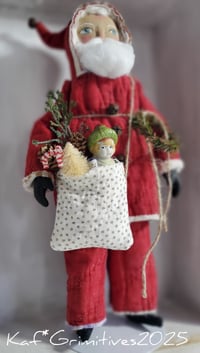 Image 3 of Primitive Santa Claus