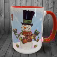Image 2 of Snowmen Mug