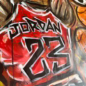 23 RINGS & THINGS ORIGINAL PAINTING 30x30"