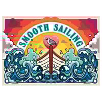 NEW PRINT Smooth Sailing - A3 and A4 print 