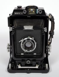 Image 2 of Wista 45RF 4X5 Field camera with 135mm + 215mm Lenses + Holders + FRESNEL + FILM