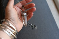 Image 4 of Rutilated Quartz Crystal Point Necklace
