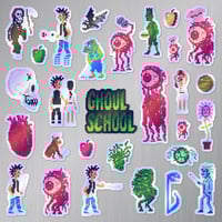 Image 4 of Ghoul School Sticker/Magnet Sets (29 Pieces)