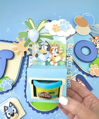 Image 1 of Bluey Play-Doh Favor Boxes