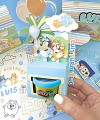 Image 2 of Bluey Play-Doh Favor Boxes