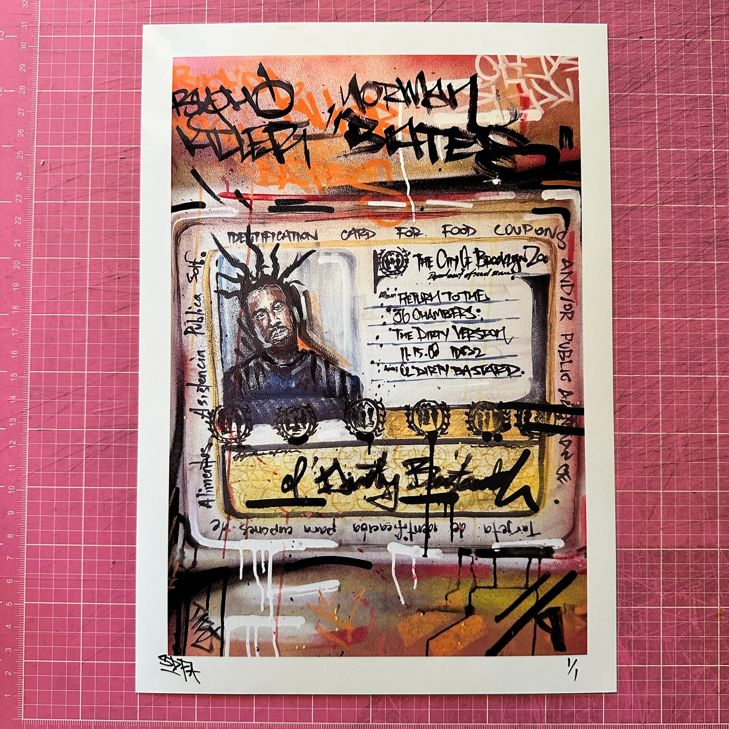 DIRTY WORK - 1 of 1 TEST PRINT