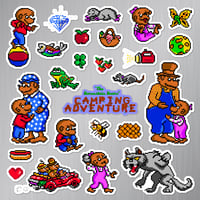 Image 2 of The Berenstain Bears' Camping Adventure Sticker/Magnet Sets (25 Pieces)