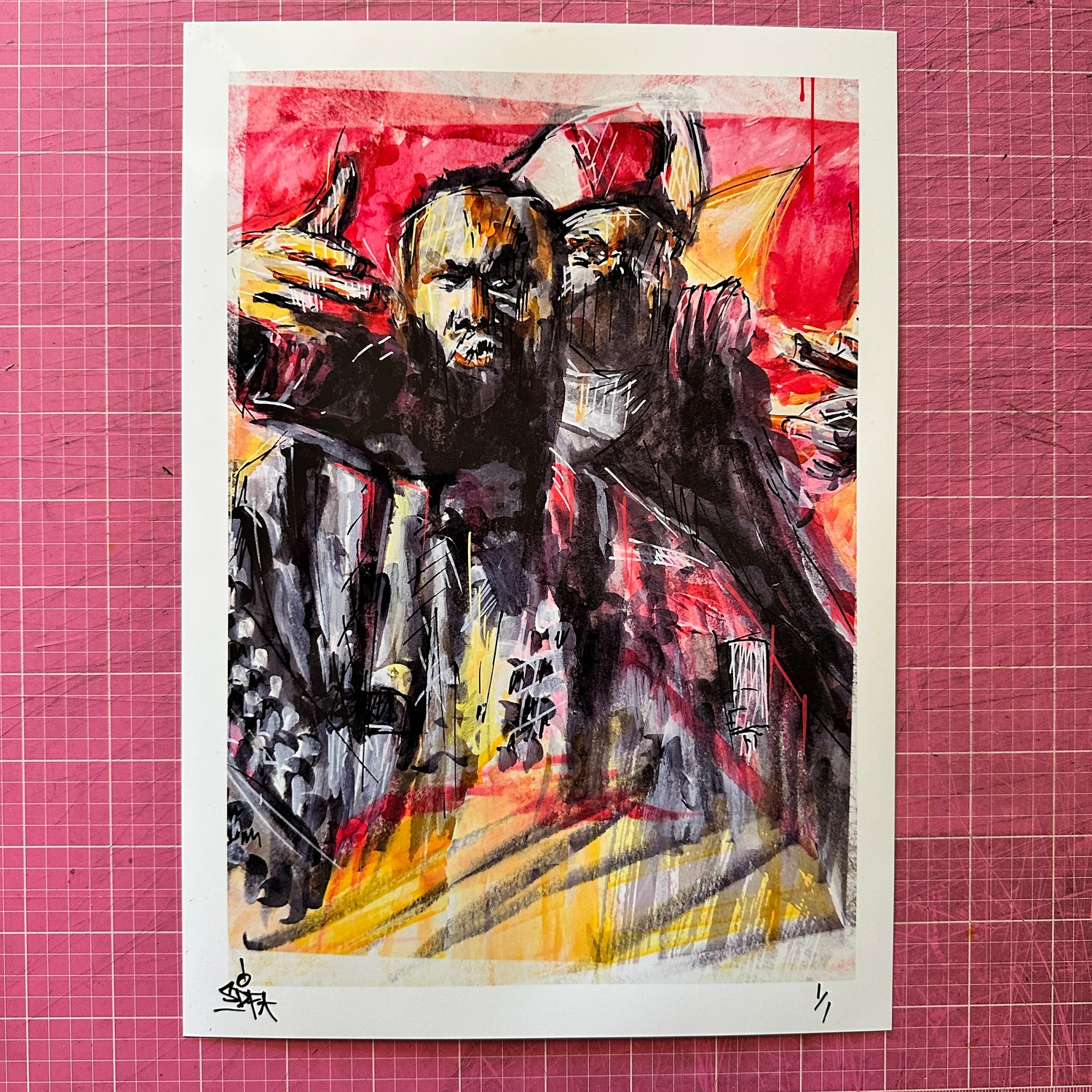 JORDAN & PIPPEN - 1 of 1 TEST PRINT