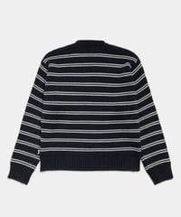 Image 2 of STUSSY_CHUNKY COTTON STRIPE SWEATER :::OCEAN:::