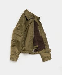 Image 3 of STUSSY_PILE LINED ZIP JACKET :::OLIVE:::
