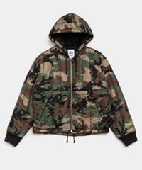 Image 1 of STUSSY_QUILTED NYLON WORK JACKET :::WOODLAND CAMO:::