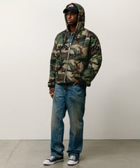 Image 3 of STUSSY_QUILTED NYLON WORK JACKET :::WOODLAND CAMO:::