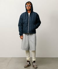 Image 3 of STUSSY_QUILTED NYLON WORK JACKET :::NAVY:::
