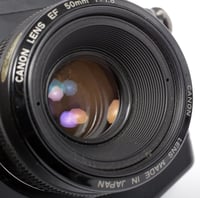 Image 9 of Share Canon EOS 650 35mm SLR Film Camera with 50mm F1.8 EF prime lens TESTED #1500