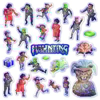 Image 3 of Haunting Starring Polterguy Sticker/Magnet Sets (24 Pieces)