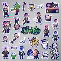 Image 4 of The Addams Family NES Sticker/Magnet Sets (27 Pieces)