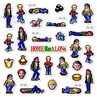 Image 1 of Home Alone Sega Master System Sticker/Magnet Sets (29 Pieces)