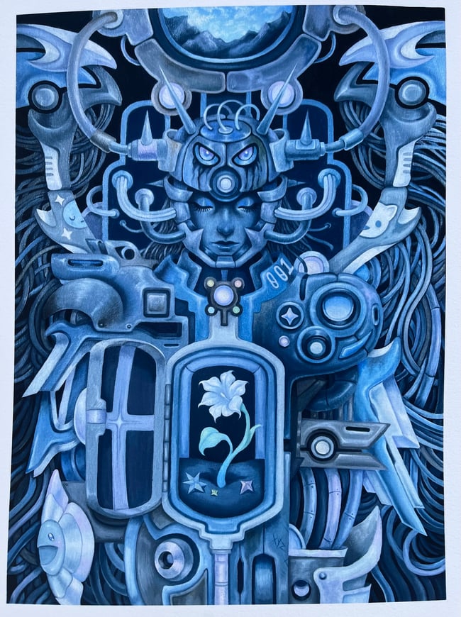 1/1 Giant Robot: Guardian Angel Print