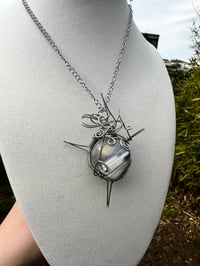 Image 2 of Banded Agate Crystal Pendant