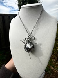 Image 3 of Banded Agate Crystal Pendant