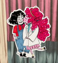 Image 1 of Bubbline kiss sticker