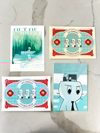 Image 1 of Salary Cat Risograph Postcards