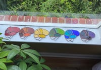 Image 1 of Custom stained glass brain