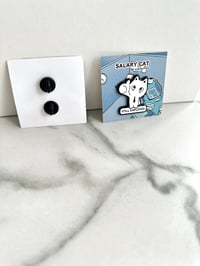 Image 2 of Salary Cat enamel pins