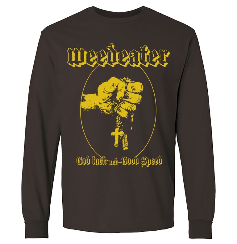 God Luck Brown Long Sleeve T-shirts 