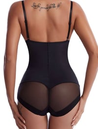 Image 9 of SKYNLYDRESS - Body Grande Taille Femmes Couleur Unie Sans Manches Façonnage Sous-vête