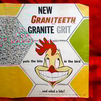 Image 4 of Graniteeth "Bite in the Bird" Advertising Mask + Original Foldout (c 1956-1958)