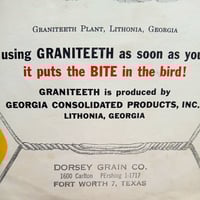 Image 5 of Graniteeth "Bite in the Bird" Advertising Mask + Original Foldout (c 1956-1958)