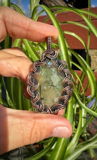 Prehnite & Labradorite Pendant