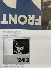 Image 2 of Front 242 “Politics of Pleasure”  Poster 1985