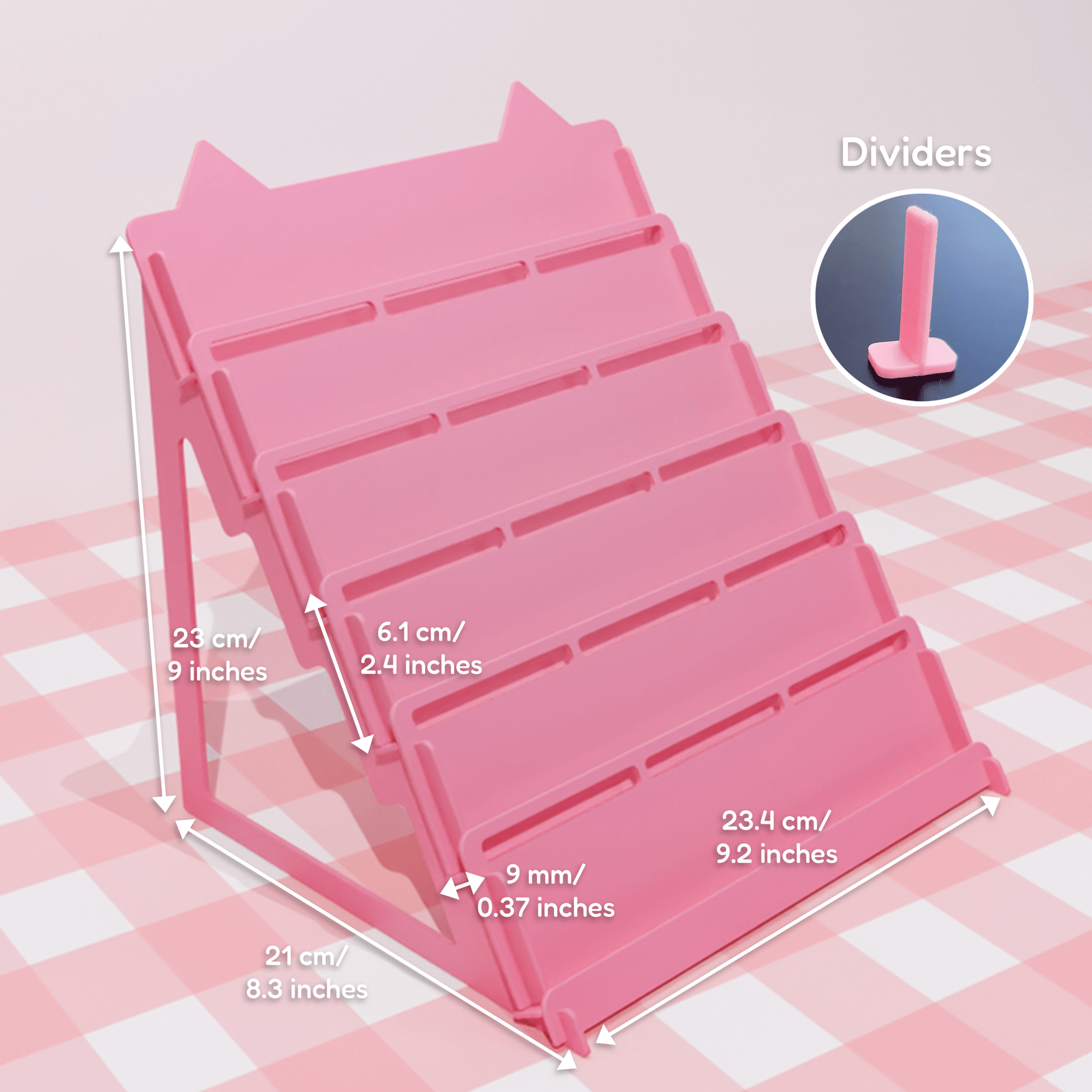 2.5 Inch Sticker Display Stand | Sandoikstitches