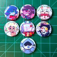 Image 2 of Fun Gang & Friends Buttons / Mini Print