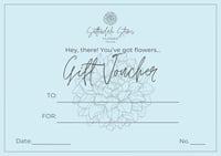 Image 1 of Suttondale Stems $50 Gift Voucher
