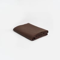 Image 2 of  Italian Linen Coverlet Chocolate
