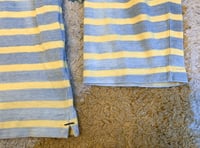 Image 4 of 45 rpm indigo dyed striped gradation cotton shirt, size 3 (M)