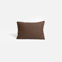 Image 2 of Italian Linen Pillowcase Chocolate